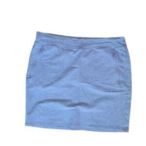 --- Gray Cotton Sweat Skirt Size XL